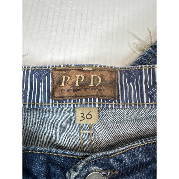 PPD Paige Premium Denim JRG Relax Fit Mens Jeans USA Made Blue Size 36x33‎ - Picture 6 of 9